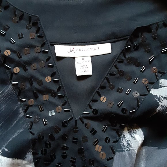 JM COLLECTION/BLOUSE/SIZE 8 - Picture 5 of 11